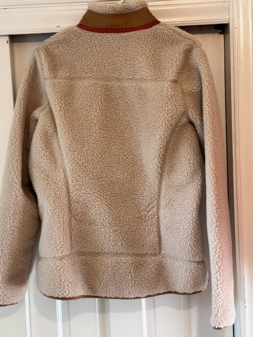 Patagonia Women’s Retro Pile Fleece Jacket - Natural/ Tan Color - Sz L EUC - Picture 5 of 11